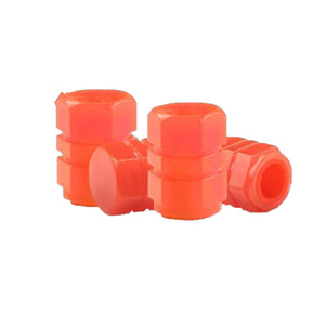 Tyre Valve Caps Luminous Glow Car Tire Air Stem Valve Cap Covers vaal cap ( 4 Pcs Mix Colour)