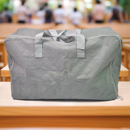 Multi-Purpose Large Capacity Bag with Zip Closure (55×35 CM / 1 Pc)