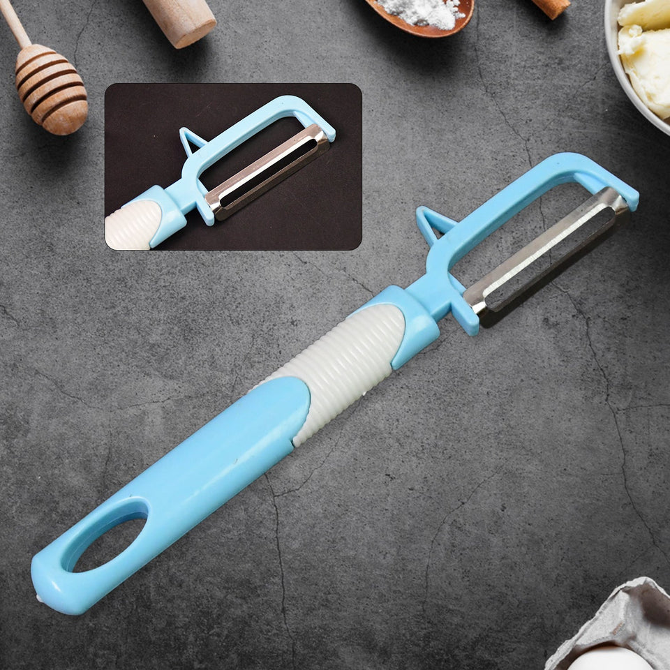 Multifunction Peeler Slicer with Plastic Handle (1 Pc / Mix Color)