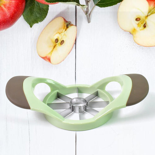 Fruit and Vegetable Cutter Stainless Steel Fruit Separator, 8-cut apple slicer (1 Pc)