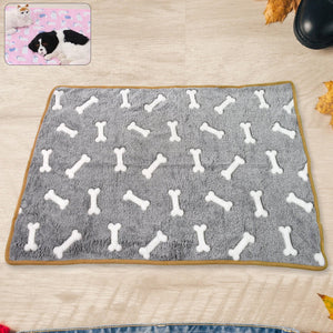 Pet Soft Cat Dog Blanket / Towel, Warm Sleep Mat (75×55 Cm / 1 Pc / Mix Color & Design)