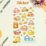 Multipurpose Adhesive 3D Stickers (1 Sheet / 17×10 Cm)