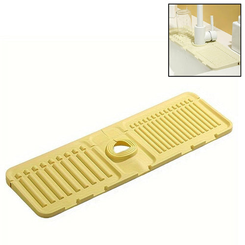 Silicone Sink Faucet Pad / Mat (1 Pc / 33x12 Cm)