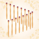 Bamboo Wooden Toothbrush Soft (15 pcs set / With Round Box)