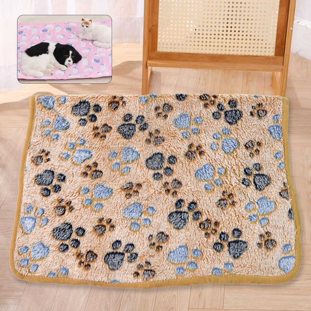 Pet Soft Cat Dog Blanket, Soft Warm Sleep Mat (75×60 Cm / 1 Pc / Mix Color & Design)