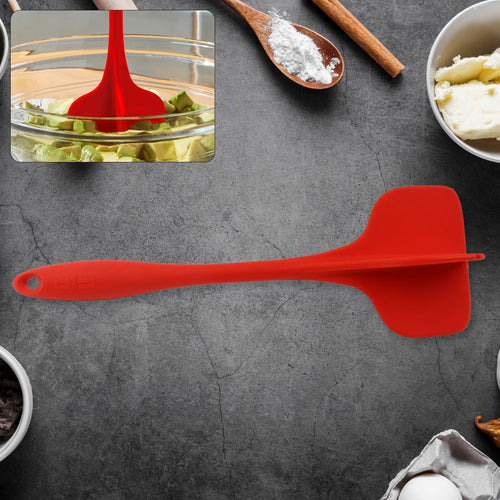 Multipurpose Silicone Mixing & Scraping Spoon (1 Pc / 31 Cm)