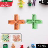 Magic Toys Magic Cross Magic Tricks Puzzle (1 Pc / Mix Color & Design)