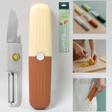 2 in 1  Knife, Multifunctional peeler fruit knife (1 Pc)