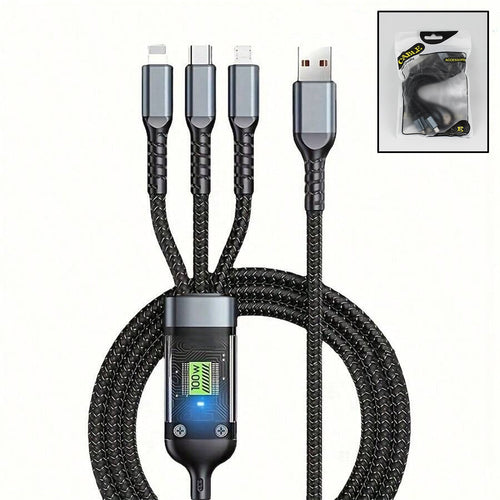 3-in-1 Super Fast Charging Cable 100w