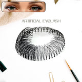 Artificial / Fake Eyelash Extensions Natural & Lightweight (1 Pc / 14 Mm)