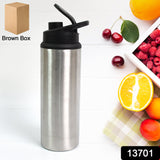 Steel Water Bottle | Sipper Bottle | Fridge Water Bottle Set of 1 (600 ML Approx)