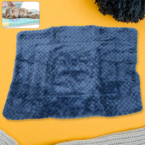 Pet Soft Cat Dog Towel, Warm Sleep Mat (50×37 Cm / 1 Pc / Mix Color & Design)