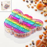 Butterfly Shape 4 Compartment Multipurpose Box | Dry Fruit Box (1 Pc)