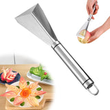 Stainless Steel Fruit Carving Knife - V Shape Channel Knife Tool (1 Pc)