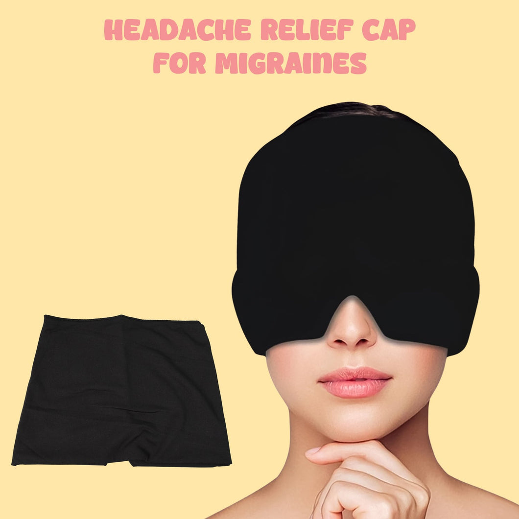 Headache Relief Hat Migraine Cap (1 pc / Black color)