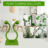 Plant Climbing Wall Fixture Clip Self-Adhesive Hook (100 Pcs Set)