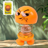 Cartoon Face, Spring Doll Dance Toy (1 Pc / With Color Box)