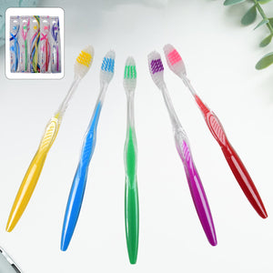 Premium Plastic Toothbrush (1 Pc / Mix Color)