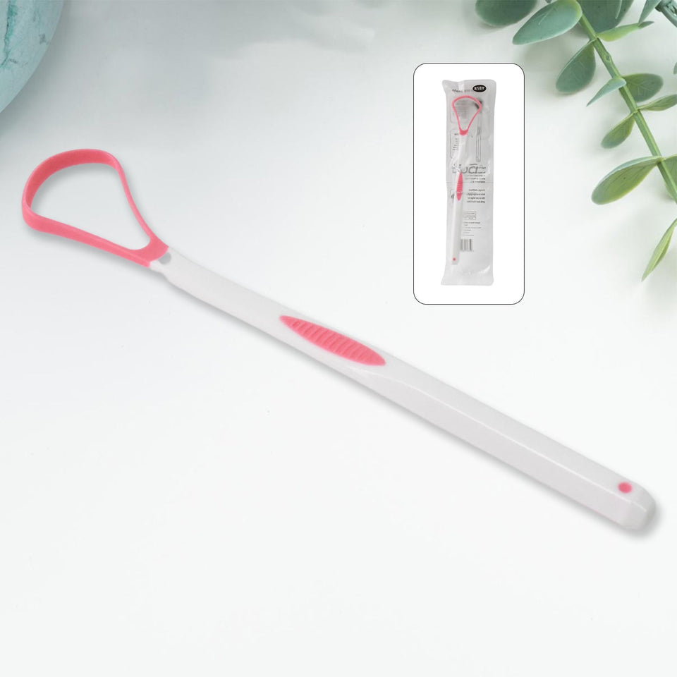 Tongue Cleaner Oral Tongue Cleaner Brush Scraper (1 Pc)