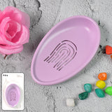 Plastic Soap Dish with Drain, Soap Holder Double-layer (1 Pc)