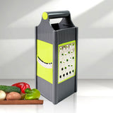 Steel and Plastic 4 in 1 Vegetable & Fruit Slicer Grater / Slicer (1 Pc)