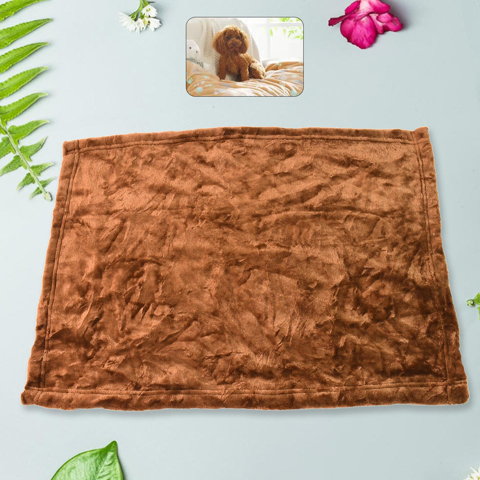 Pet Soft Cat Dog Blanket / Towel, Warm Sleep Mat (60×45 Cm / 1 Pc / Mix Color & Design)