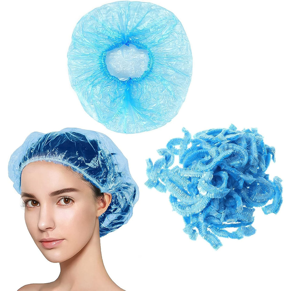 Shower Cap, Waterproof Disposable Shower Cap, 100 Pieces