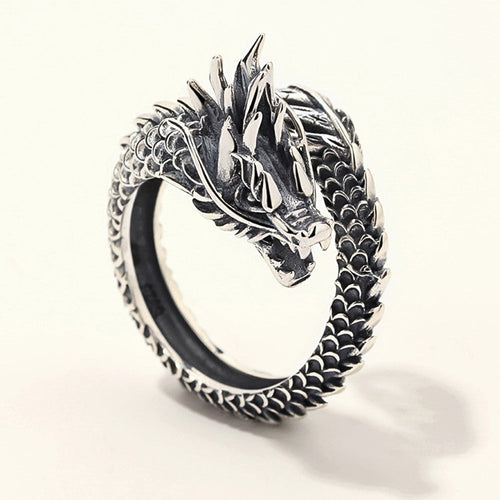 Zodiac Dragon Ring For Men and Boys