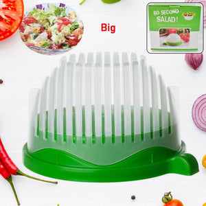 Plastic 60 Seconds Salad Cutter Salad Maker Salad Bow  (1 Pc)