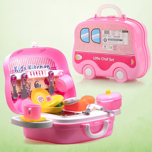 Kitchen Set for Kids Girls Pretend Play Toys Little (23 Pcs Set Approx)