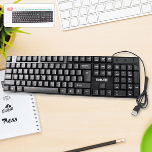 Wired USB Keyboard 104 Keys (1 Pc)