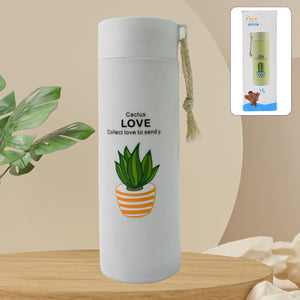 Outdoor sport Glass water bottle leakproof (450 ML)