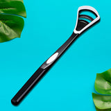 Plastic Dental Tongue Scraper Cleaner Brush (1 Pc)