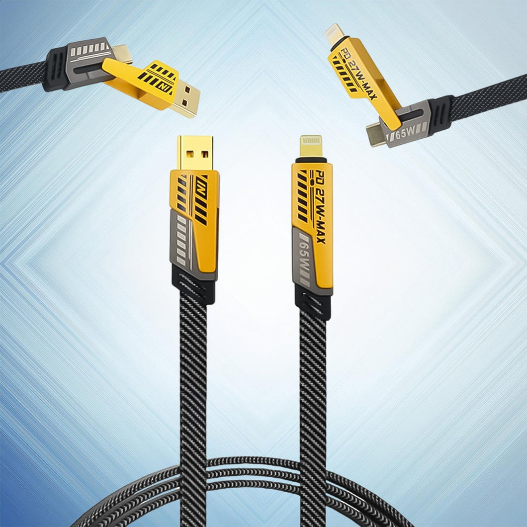 4 in 1 Charging Cable 65W Cable (1 Pc)