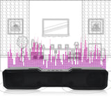 3D Sound Wireless Bluetooth Speaker (1 Pc)