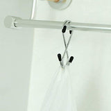 0232 Heavy Duty S-shaped Stainless Steel Hanging Hooks - 5 Pcs