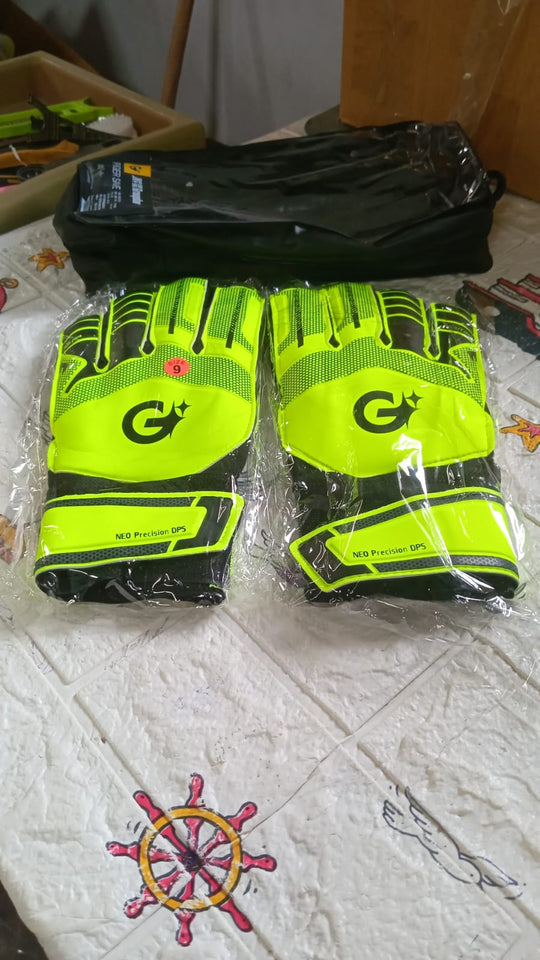 Multi Function Finger Protection Sports kids goalkeeper gloves, football gloves for boys, kids, adults, football training gloves, super grip palm protection gloves (1 Pair)