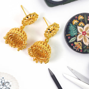 Opulence Unveiled: Bold & Beautiful Jumka Earrings