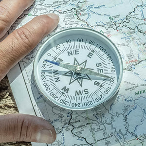 Handheld Large Compass for direction and Navigation (80 MM / 3 Inch / 1 Pc)