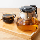 Flame Proof Glass Kettle & Cup Set With Strainer High Quality Kettle Set For Home & Café Use  (4 Cup & 1 Kettle) (24 Pc MOQ)