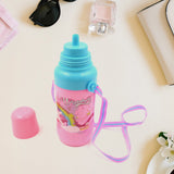 500ml Insulated Sports Water Bottle with Dori & Straw: Leakproof, BPA-Free, Kids