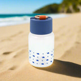 Outdoor Sport Glass water bottle (300 ML Approx / Mix Color / Design)