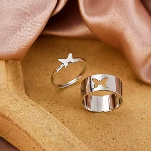 Timeless Couple’s Ring Set - A Bond of Love