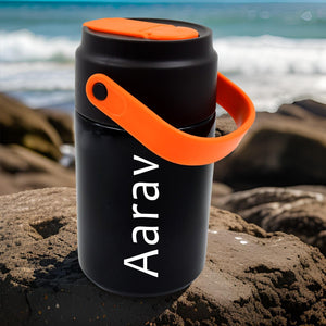 Customize Stainless Steel Mug / Bottle Vacuum Insulated Cup With Handle, Small Cup & Straw (500 ML)