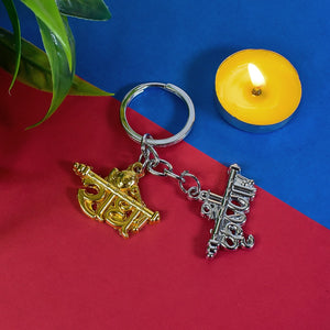 Radha Krishna Keychain – Divine Love and Eternal Harmony