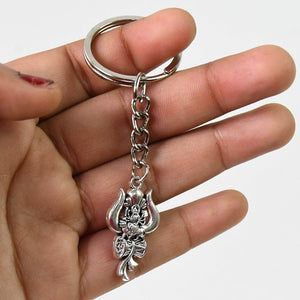 Mahadev Trishul with Durga Mata Keychain