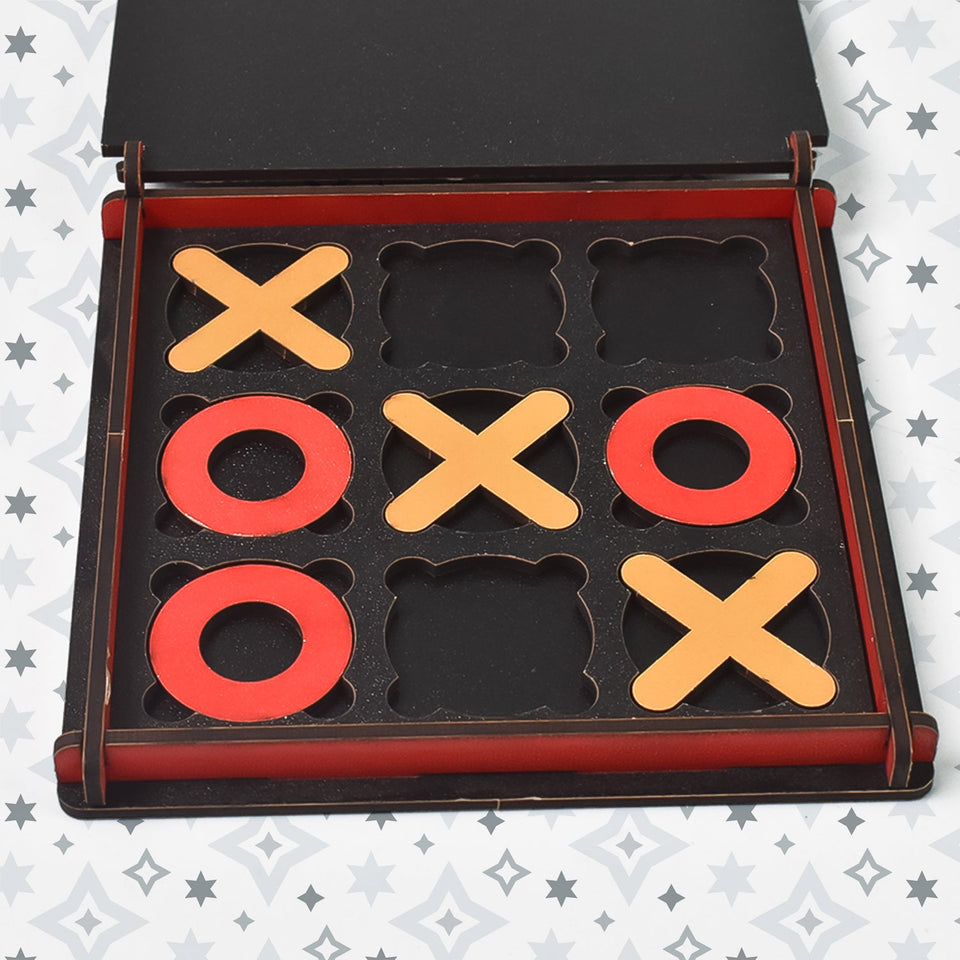 X & Zero Wooden Board Game (1 Set)