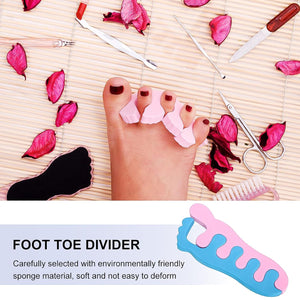 Toe Separators, Toe Spacers Sponge Toe Stretcher Pedicures (1 Pair)