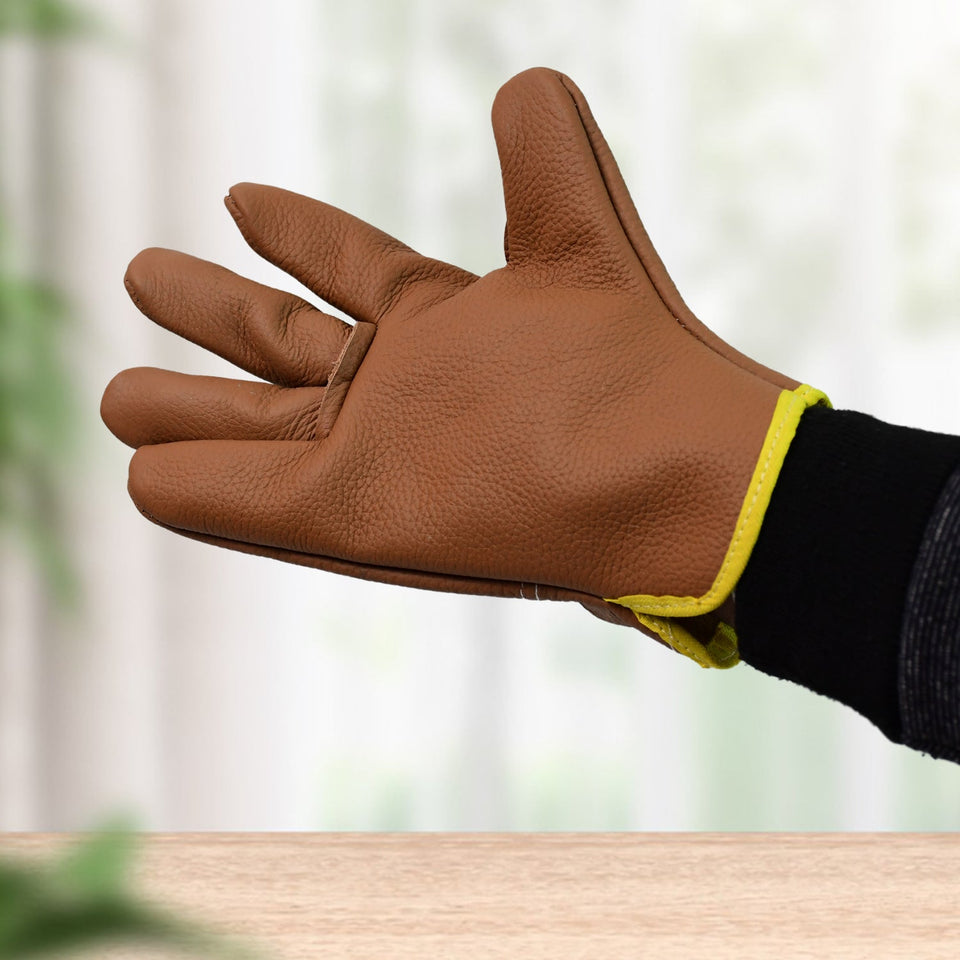 Gloves Gardening Gloves for Men Women Leather Gloves Heavy Duty Gloves (1 Pair)