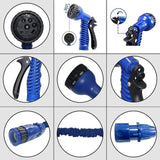 Expandable Magic Garden Hose with Spray Gun, Approx 4 Metre Pipe (1 Set / Mix Color)